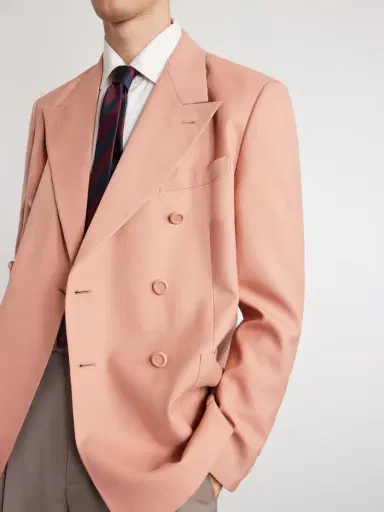 Valentino Garavani Double-Breasted Wool-Nattè Blazer - Men | Thumbnail 5 Valentino Garavani Double-Breasted Wool-Nattè Blazer - Men | Thumbnail 5