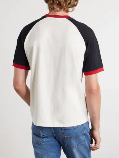 Versace Logo-Print Cotton-Jersey T-Shirt - Men | Thumbnail 4 Versace Logo-Print Cotton-Jersey T-Shirt - Men | Thumbnail 4