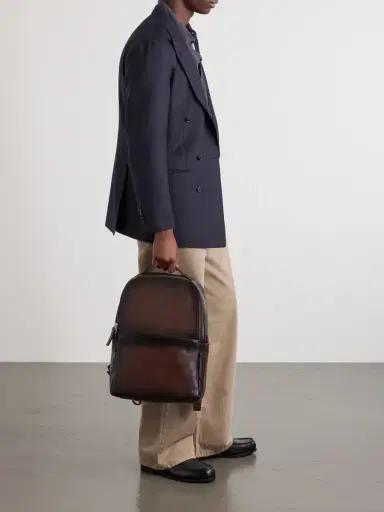 Officine Creative Quentin 023 Full-Grain Leather Backpack - Men | Thumbnail 2 Officine Creative Quentin 023 Full-Grain Leather Backpack - Men | Thumbnail 2