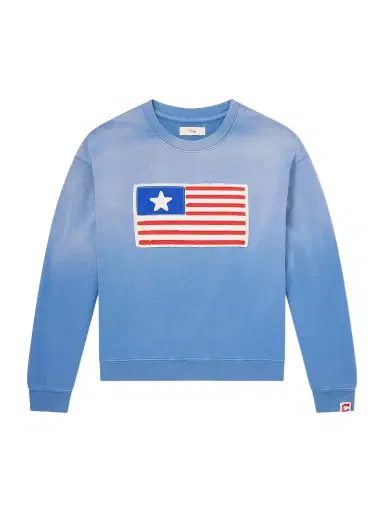 Cherry Los Angeles Embroidered Cotton-Jersey Sweater - Men | Thumbnail 1 Cherry Los Angeles Embroidered Cotton-Jersey Sweater - Men | Thumbnail 1