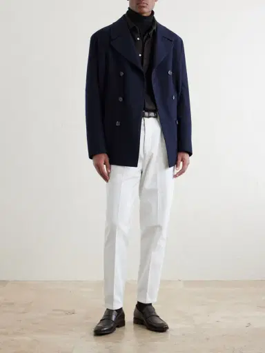 Canali Double-Breasted Wool Jacket - Men | Thumbnail 2 Canali Double-Breasted Wool Jacket - Men | Thumbnail 2