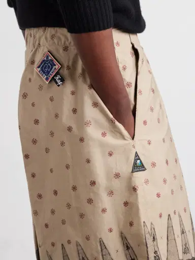 KAPITAL Wide-Leg Printed Cotton Shorts - Men | Thumbnail 5 KAPITAL Wide-Leg Printed Cotton Shorts - Men | Thumbnail 5