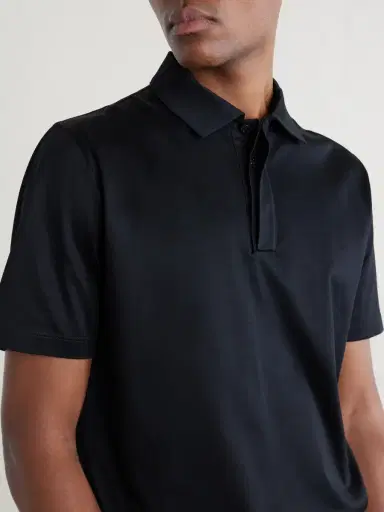 Canali Cotton-Jersey Polo Shirt - Men | Thumbnail 5 Canali Cotton-Jersey Polo Shirt - Men | Thumbnail 5