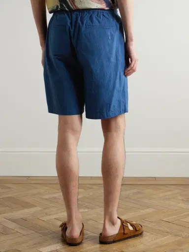 Folk Assembly Wide-Leg Cotton-Blend Shorts - Men | Thumbnail 4 Folk Assembly Wide-Leg Cotton-Blend Shorts - Men | Thumbnail 4