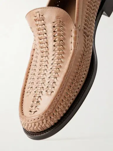 Brunello Cucinelli Woven Leather Loafers - Men | Thumbnail 5 Brunello Cucinelli Woven Leather Loafers - Men | Thumbnail 5