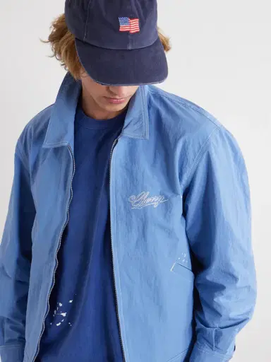 Cherry Los Angeles Logo-Embroidered Paint-Splattered Shell Jacket - Men | Thumbnail 6 Cherry Los Angeles Logo-Embroidered Paint-Splattered Shell Jacket - Men | Thumbnail 6