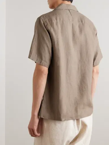 NN07 Julio 5708 Camp-Collar Linen Shirt - Men | Thumbnail 3 NN07 Julio 5708 Camp-Collar Linen Shirt - Men | Thumbnail 3