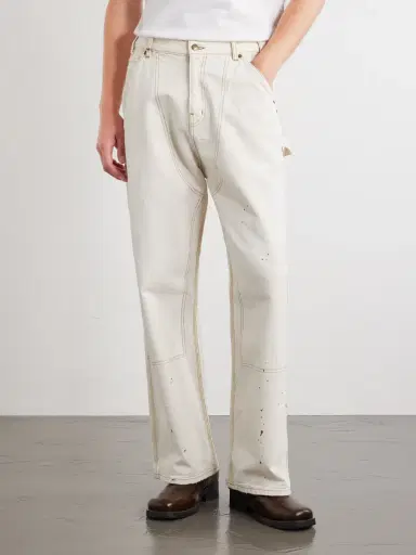Cherry Los Angeles Paint-Splattered Distressed Straight-Leg Jeans - Men | Thumbnail 3 Cherry Los Angeles Paint-Splattered Distressed Straight-Leg Jeans - Men | Thumbnail 3