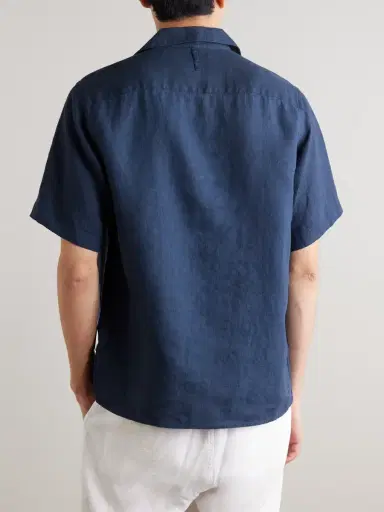 NN07 Julio 5708 Camp-Collar Linen Shirt - Men | Thumbnail 3 NN07 Julio 5708 Camp-Collar Linen Shirt - Men | Thumbnail 3