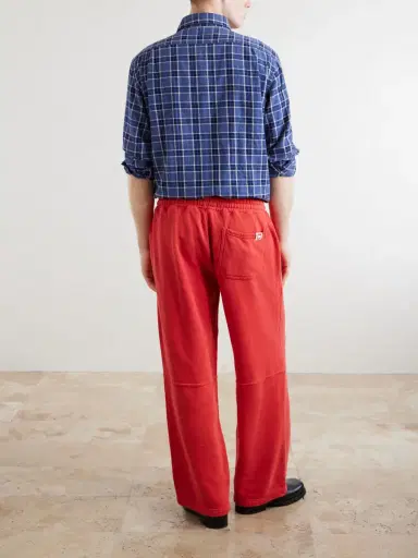 Cherry Los Angeles Hollywood Straight-Leg Logo-Print Cotton-Jersey Sweatpants - Men | Thumbnail 4 Cherry Los Angeles Hollywood Straight-Leg Logo-Print Cotton-Jersey Sweatpants - Men | Thumbnail 4