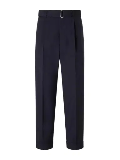 OFFICINE GÉNÉRALE Hugo Straight-Leg Pleated Virgin Wool Trousers - Men | Thumbnail 1 OFFICINE GÉNÉRALE Hugo Straight-Leg Pleated Virgin Wool Trousers - Men | Thumbnail 1