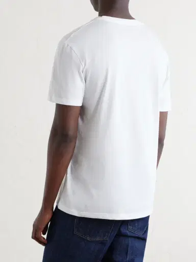 Valentino Garavani Logo-Embroidered Cotton-Jersey T-Shirt - Men | Thumbnail 4 Valentino Garavani Logo-Embroidered Cotton-Jersey T-Shirt - Men | Thumbnail 4