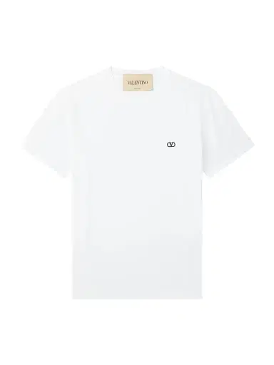 Valentino Garavani Logo-Embroidered Cotton-Jersey T-Shirt - Men | Thumbnail 1 Valentino Garavani Logo-Embroidered Cotton-Jersey T-Shirt - Men | Thumbnail 1