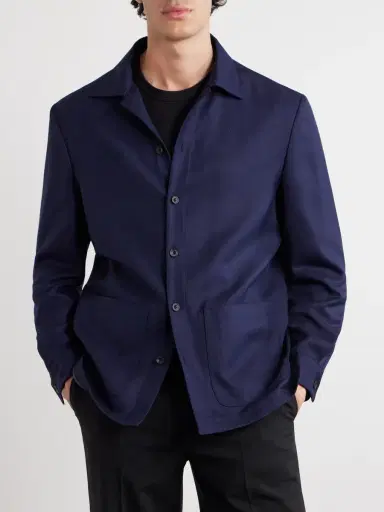 Thom Sweeney Wool Overshirt - Men | Thumbnail 3 Thom Sweeney Wool Overshirt - Men | Thumbnail 3