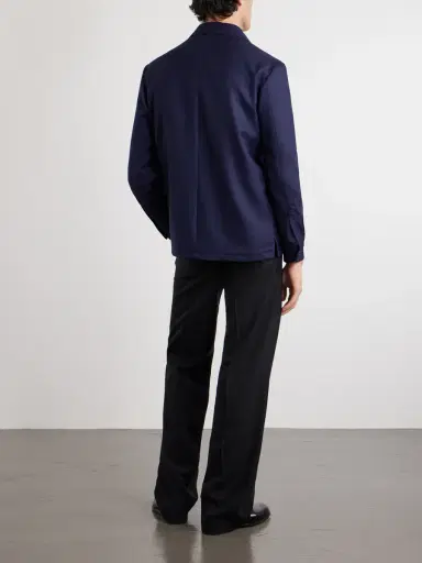 Thom Sweeney Wool Overshirt - Men | Thumbnail 4 Thom Sweeney Wool Overshirt - Men | Thumbnail 4