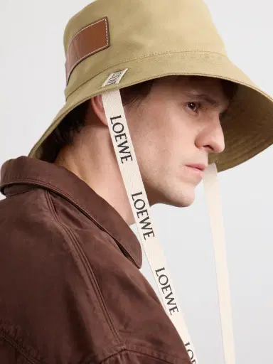 Loewe Paula’s Ibiza Logo-Appliquèd Cotton-Canvas Bucket Hat - Men | Thumbnail 2 Loewe Paula’s Ibiza Logo-Appliquèd Cotton-Canvas Bucket Hat - Men | Thumbnail 2