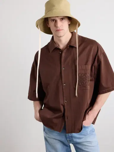 Loewe Paula’s Ibiza Logo-Appliquèd Cotton-Canvas Bucket Hat - Men | Thumbnail 3 Loewe Paula’s Ibiza Logo-Appliquèd Cotton-Canvas Bucket Hat - Men | Thumbnail 3