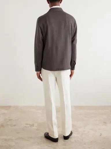 MR P. Wool, Silk and Linen-Blend Overshirt - Men | Thumbnail 4 MR P. Wool, Silk and Linen-Blend Overshirt - Men | Thumbnail 4