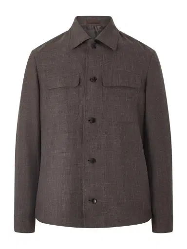 MR P. Wool, Silk and Linen-Blend Overshirt - Men | Thumbnail 1 MR P. Wool, Silk and Linen-Blend Overshirt - Men | Thumbnail 1