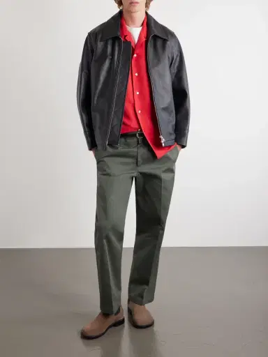 A.PRESSE Convertible-Collar Silk and Linen-Blend Shirt - Men | Thumbnail 2 A.PRESSE Convertible-Collar Silk and Linen-Blend Shirt - Men | Thumbnail 2