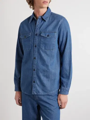 A.P.C. Denim Shirt - Men | Thumbnail 3 A.P.C. Denim Shirt - Men | Thumbnail 3