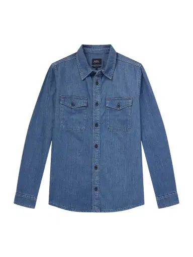 A.P.C. Denim Shirt - Men | Thumbnail 1 A.P.C. Denim Shirt - Men | Thumbnail 1