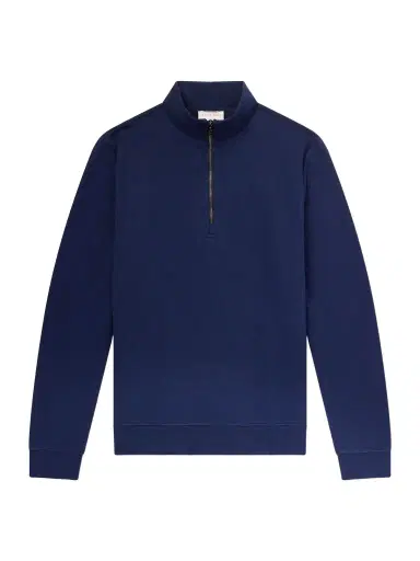 Derek Rose Quinn Cotton and Modal-Blend Jersey Half-Zip Sweatshirt - Men | Thumbnail 1 Derek Rose Quinn Cotton and Modal-Blend Jersey Half-Zip Sweatshirt - Men | Thumbnail 1