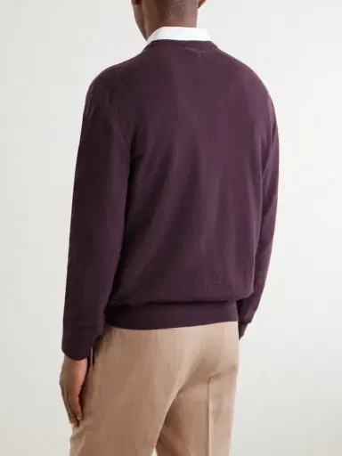 Canali Cashmere Sweater - Men | Thumbnail 4 Canali Cashmere Sweater - Men | Thumbnail 4