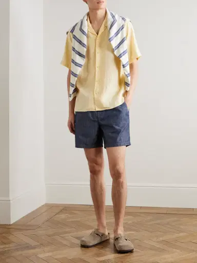 NN07 Julio 5708 Camp-Collar Linen Shirt - Men | Thumbnail 2 NN07 Julio 5708 Camp-Collar Linen Shirt - Men | Thumbnail 2