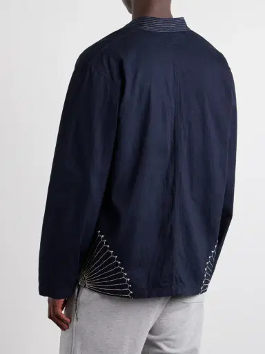 KAPITAL Kakashi Embroidered Cotton-Twill Overshirt - Men | Thumbnail 4 KAPITAL Kakashi Embroidered Cotton-Twill Overshirt - Men | Thumbnail 4