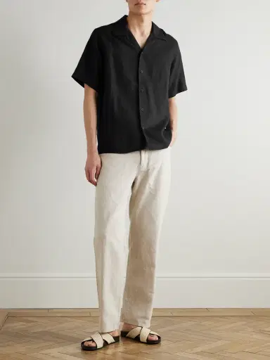 NN07 Julio 5708 Camp-Collar Linen Shirt - Men | Thumbnail 2 NN07 Julio 5708 Camp-Collar Linen Shirt - Men | Thumbnail 2