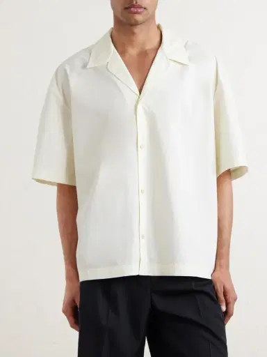 A Kind Of Guise Samata Camp-Collar Organic Cotton-Poplin Shirt - Men | Thumbnail 3 A Kind Of Guise Samata Camp-Collar Organic Cotton-Poplin Shirt - Men | Thumbnail 3