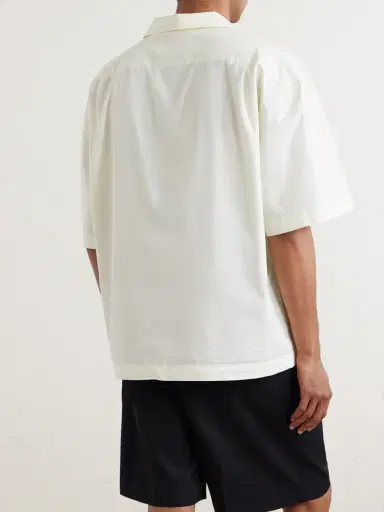 A Kind Of Guise Samata Camp-Collar Organic Cotton-Poplin Shirt - Men | Thumbnail 4 A Kind Of Guise Samata Camp-Collar Organic Cotton-Poplin Shirt - Men | Thumbnail 4