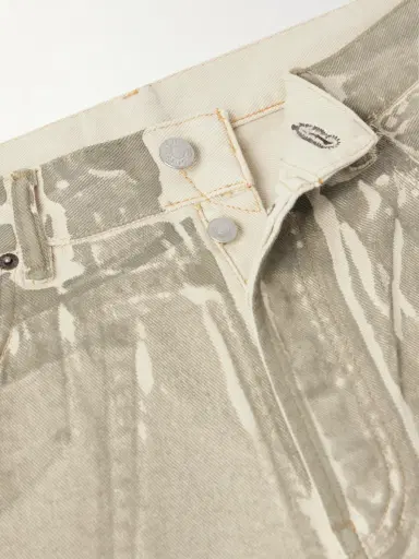 Acne Studios Judda U Lux Straight-Leg Printed Denim Shorts - Men | Thumbnail 6 Acne Studios Judda U Lux Straight-Leg Printed Denim Shorts - Men | Thumbnail 6