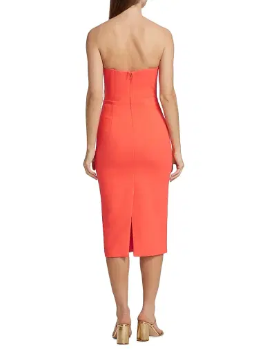 Veronica Beard Women's Colebrooke Dress - Neon Pink | Thumbnail 5 Veronica Beard Women's Colebrooke Dress - Neon Pink | Thumbnail 5