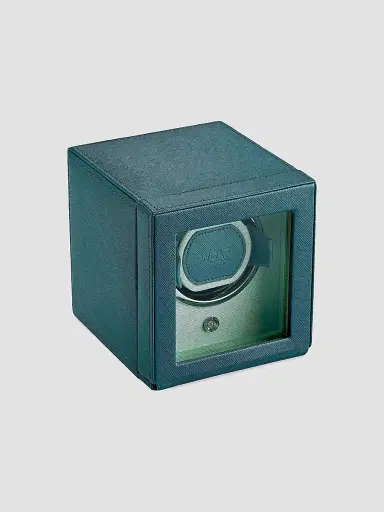 Wolf Designs Cub Single Covered Watch Winder - Seltzer Teal Mint | Thumbnail 3 Wolf Designs Cub Single Covered Watch Winder - Seltzer Teal Mint | Thumbnail 3