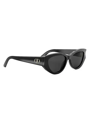 Dior Women's Glow B1I 53MM Oval Lenses - Black | Thumbnail 8 Dior Women's Glow B1I 53MM Oval Lenses - Black | Thumbnail 8
