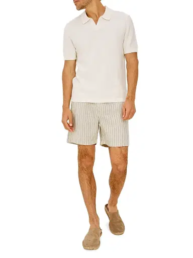 Rails Men's Baker Cotton Johnny Collar Polo Shirt - | Thumbnail 2 Rails Men's Baker Cotton Johnny Collar Polo Shirt - | Thumbnail 2