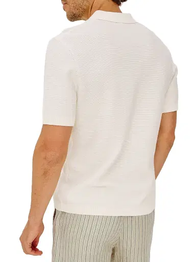 Rails Men's Baker Cotton Johnny Collar Polo Shirt - | Thumbnail 4 Rails Men's Baker Cotton Johnny Collar Polo Shirt - | Thumbnail 4