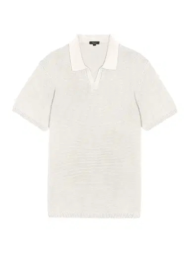 Rails Men's Baker Cotton Johnny Collar Polo Shirt - | Thumbnail 1 Rails Men's Baker Cotton Johnny Collar Polo Shirt - | Thumbnail 1