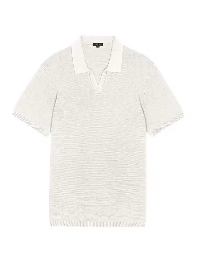 Men's Baker Cotton Johnny Collar Polo Shirt - Men's Baker Cotton Johnny Collar Polo Shirt -
