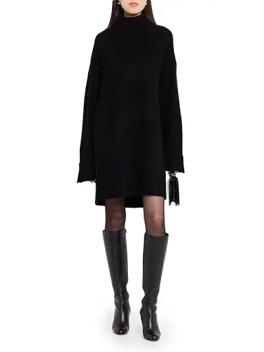 Favorite Daughter Women's The St. James Wool-Blend Turtleneck Minidress | Thumbnail 2 Favorite Daughter Women's The St. James Wool-Blend Turtleneck Minidress | Thumbnail 2