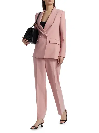 Elie Tahari Women's Tanner Stretch Straight-Leg Trousers - Light Dragon | Thumbnail 2 Elie Tahari Women's Tanner Stretch Straight-Leg Trousers - Light Dragon | Thumbnail 2
