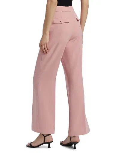 Elie Tahari Women's Tanner Stretch Straight-Leg Trousers - Light Dragon | Thumbnail 5 Elie Tahari Women's Tanner Stretch Straight-Leg Trousers - Light Dragon | Thumbnail 5