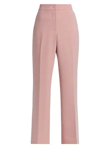 Elie Tahari Women's Tanner Stretch Straight-Leg Trousers - Light Dragon | Thumbnail 1 Elie Tahari Women's Tanner Stretch Straight-Leg Trousers - Light Dragon | Thumbnail 1