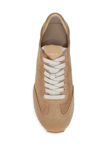 Vince Women's Oasis Runner II Suede Sneakers - Bright Sable | Thumbnail 4 Vince Women's Oasis Runner II Suede Sneakers - Bright Sable | Thumbnail 4