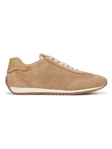 Vince Women's Oasis Runner II Suede Sneakers - Bright Sable | Thumbnail 1 Vince Women's Oasis Runner II Suede Sneakers - Bright Sable | Thumbnail 1