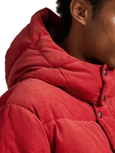 Polo Ralph Lauren Men's The Wainwright Corduroy Hooded Down Jacket - Spring Red | Thumbnail 7 Polo Ralph Lauren Men's The Wainwright Corduroy Hooded Down Jacket - Spring Red | Thumbnail 7