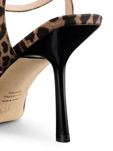 Stuart Weitzman Women's Lexington 85MM Leopard-Print Sandals - Classic Lite | Thumbnail 6 Stuart Weitzman Women's Lexington 85MM Leopard-Print Sandals - Classic Lite | Thumbnail 6