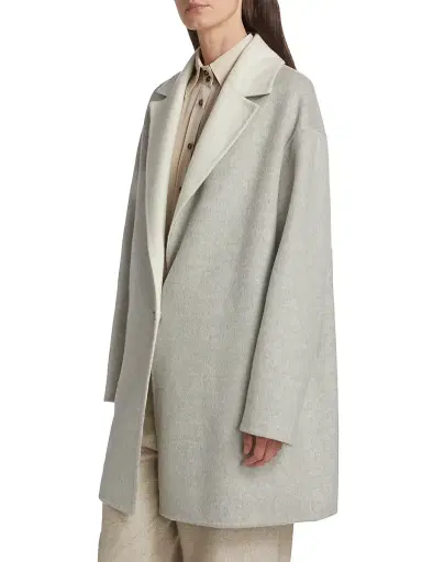 Kiton Women's Two-Tone Cashmere Jacket - Grey | Thumbnail 4 Kiton Women's Two-Tone Cashmere Jacket - Grey | Thumbnail 4